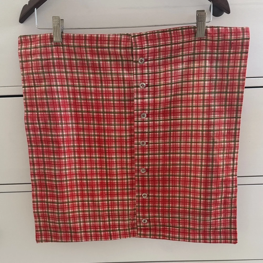 Artisan Made European Pillow Sham with Vintage Marimekko Fabric & Metal Buttons